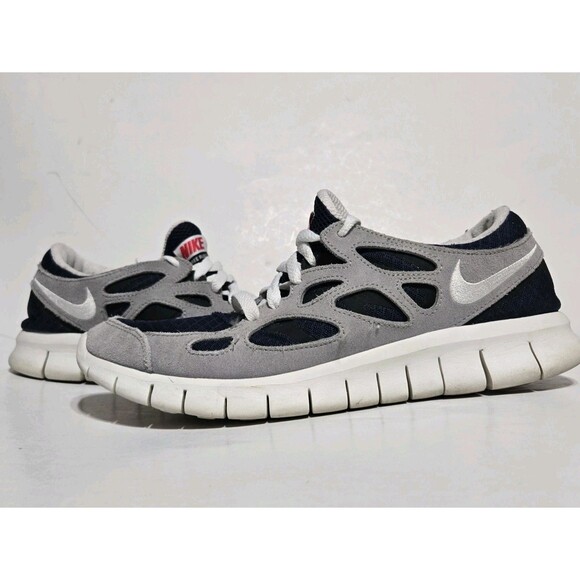 Nike Shoes Mens 11 Free Run 2 Running Midnight Navy Wolf Grey 537732-407 Sneaker - Picture 1 of 8